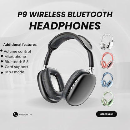 P9 Deep Bass Wireless Bluetooth Headphones