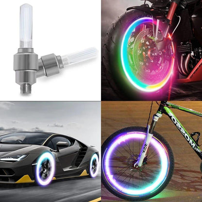 RGB LED Wheel Valve Lights (2 PCS)