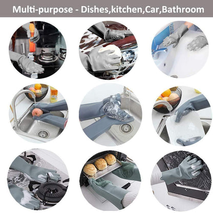 Silicone Dishwashing Cleaning Gloves