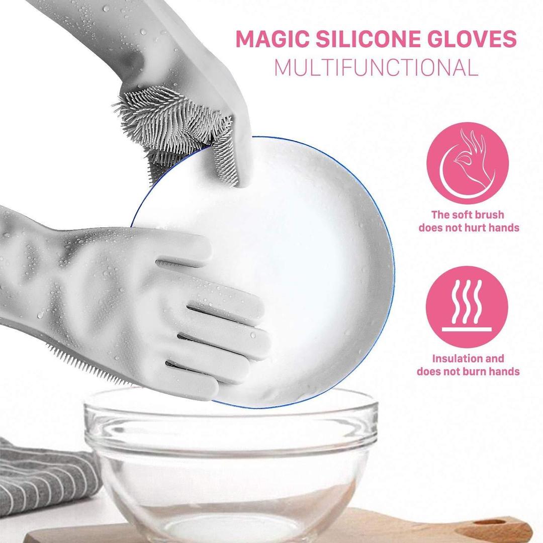 Silicone Dishwashing Cleaning Gloves
