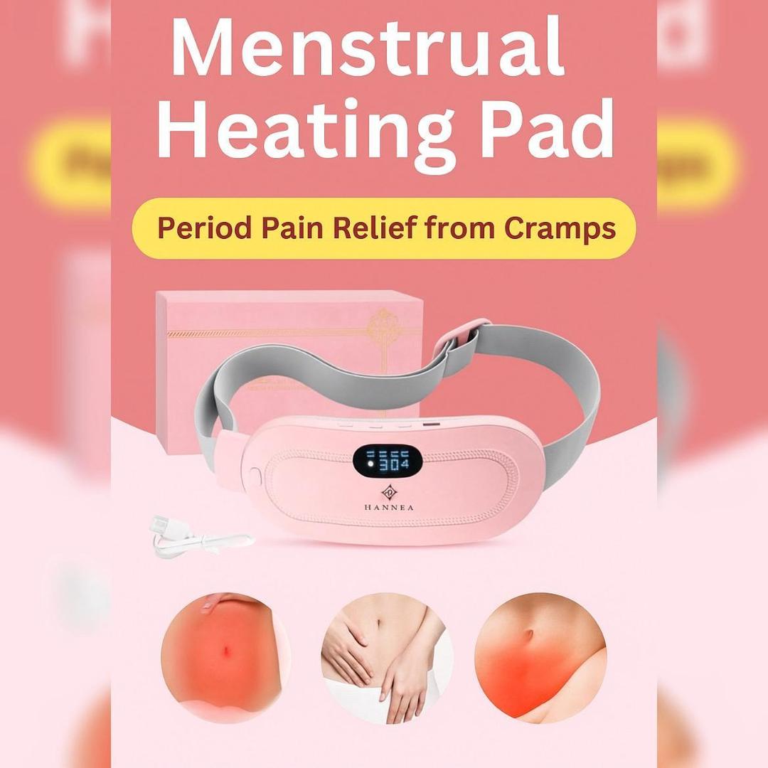 Rechargeable Menstrual Heating Pad with Vibration