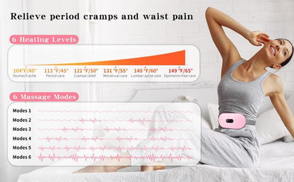 Rechargeable Menstrual Heating Pad with Vibration