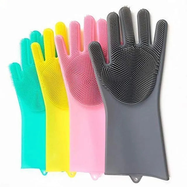 Silicone Dishwashing Cleaning Gloves