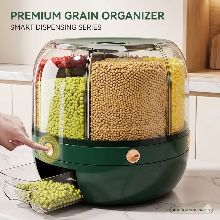 360° Rotating 7KG Rice & Grain Dispenser