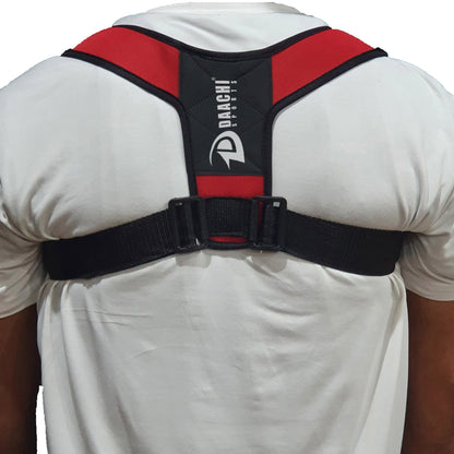 Back Pain Relief Shoulder & Back Support Belt – Adjustable Posture Corrector for Men & Women