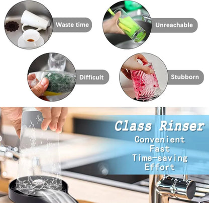 Glass Rinser for Kitchen Sink