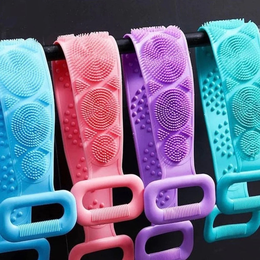 Double-Sided Silicone Bath Back Scrubber