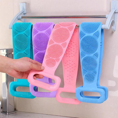 Double-Sided Silicone Bath Back Scrubber
