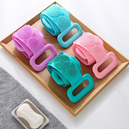 Double-Sided Silicone Bath Back Scrubber
