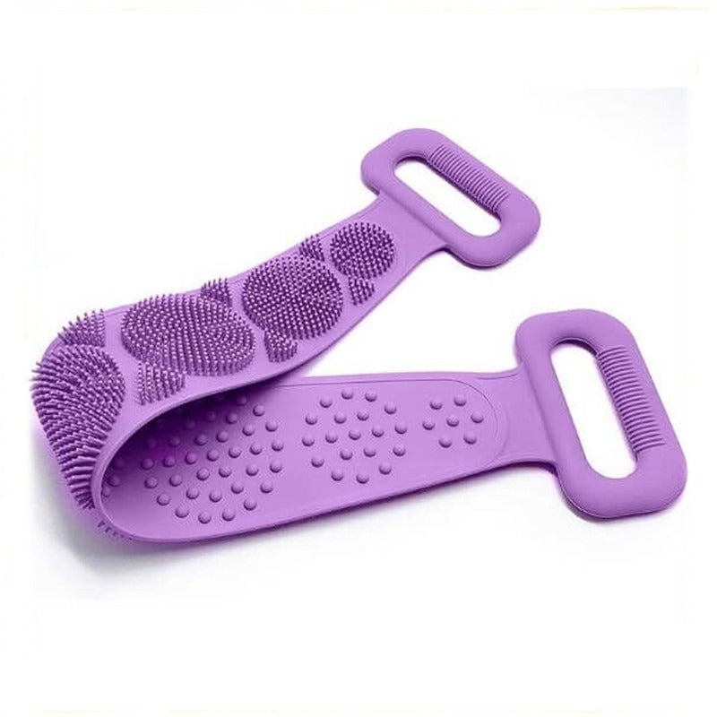 Double-Sided Silicone Bath Back Scrubber