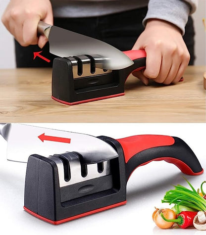 3-in-1 Professional Knife & Scissors Sharpener