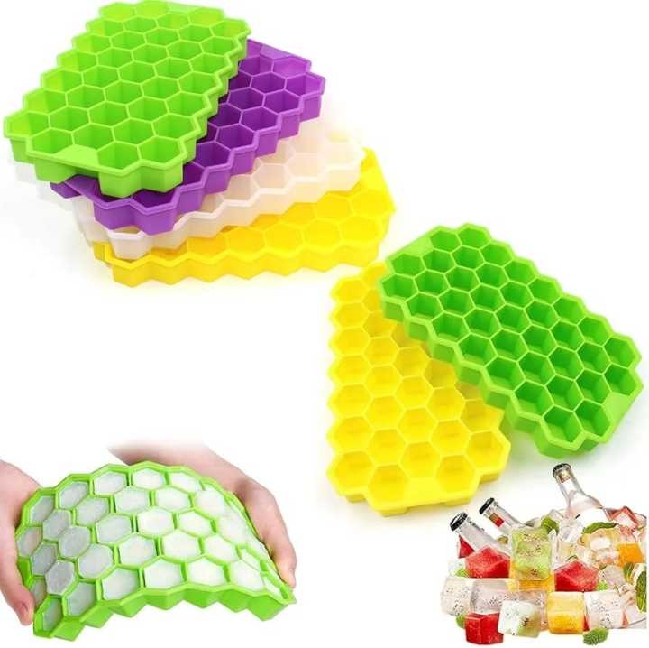 Silicone Ice Cube Tray with Lid