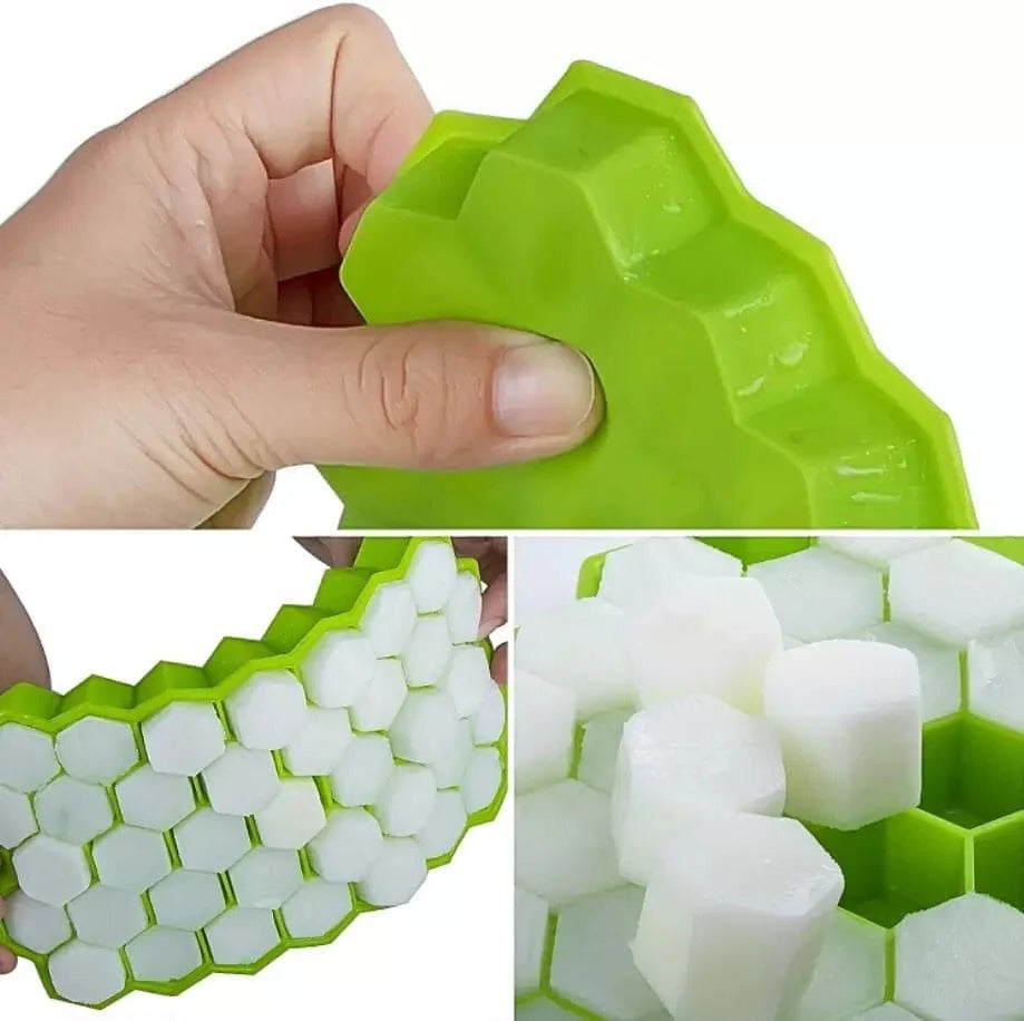 Silicone Ice Cube Tray with Lid