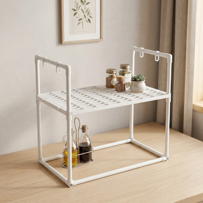 2-Tier Microwave Oven Storage Rack