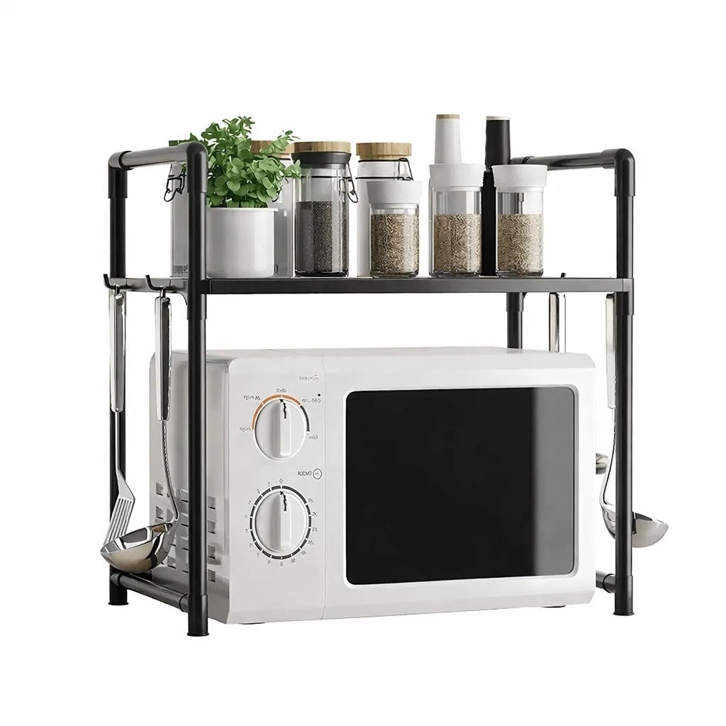 2-Tier Microwave Oven Storage Rack