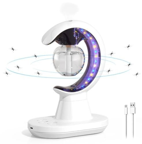 3 In 1 Smart Electric Mosquito Repellent Air Humidifier & LED Lamp | Portable Home & Office USB Night Light