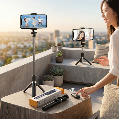 4-in-1 Bluetooth Selfie Stick Tripod