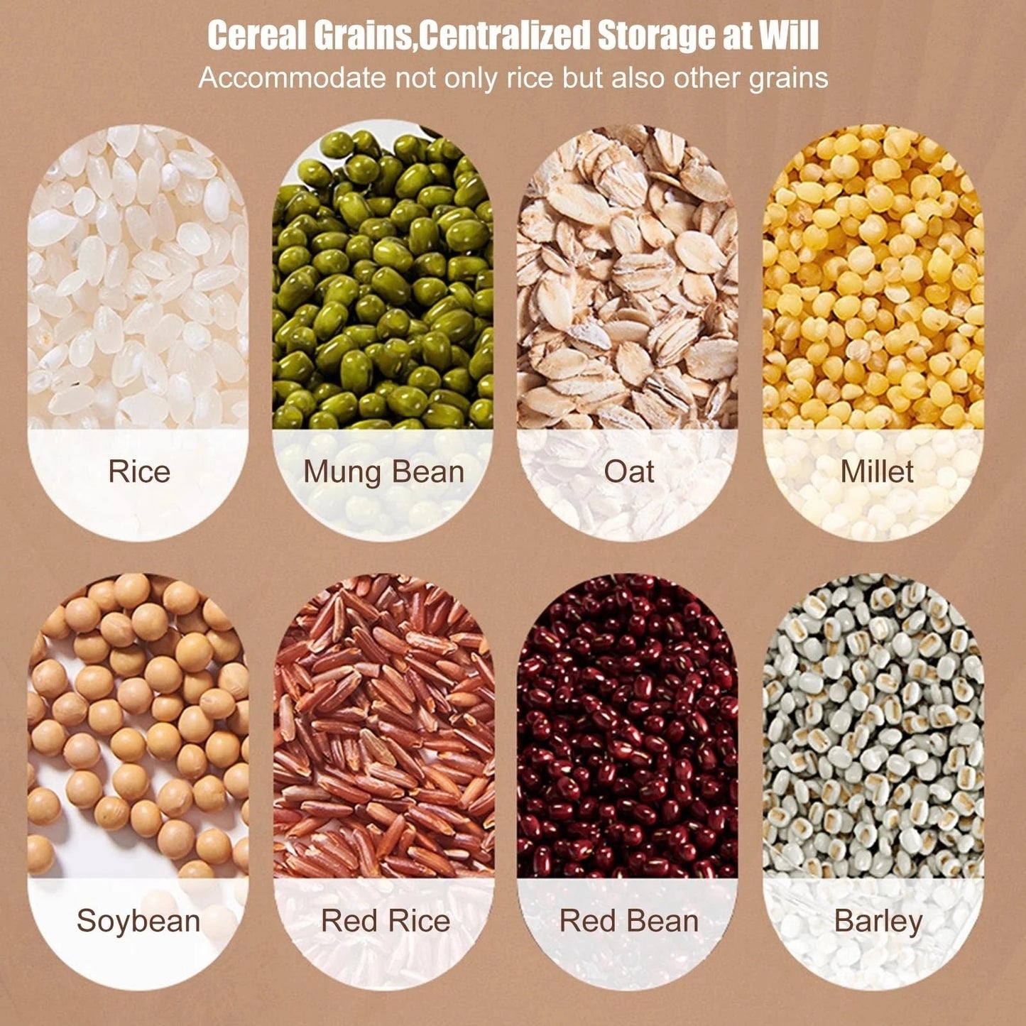 360° Rotating 7KG Rice & Grain Dispenser