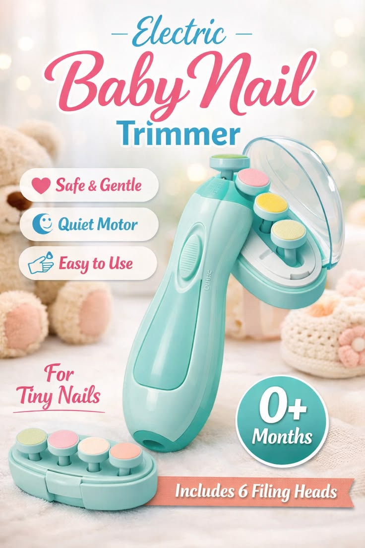 6-in-1 Electric Baby Nail Trimmer