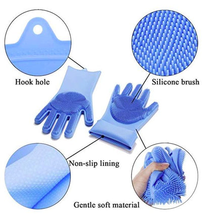 Silicone Dishwashing Cleaning Gloves