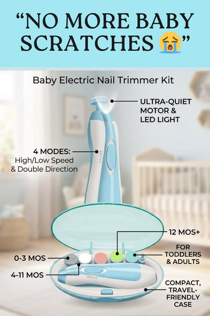 6-in-1 Electric Baby Nail Trimmer