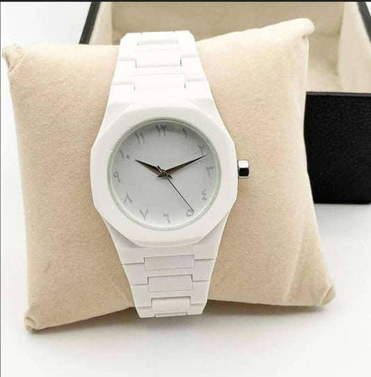 INSWORTHY Black Arabic Aura Watch – Premium Stainless Steel Luxury Watch with Arabic Dial & Gift Box for Men & Women