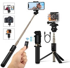 4-in-1 Bluetooth Selfie Stick Tripod