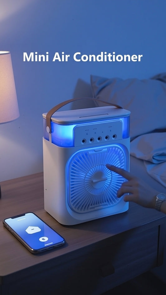 Portable Air Cooler Fan with Mist Humidifier