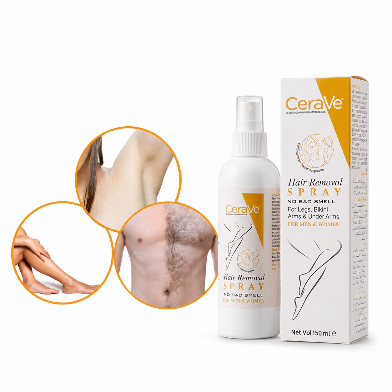 Painless Body Hair Removal Spray