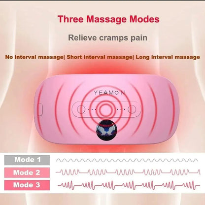 Rechargeable Menstrual Heating Pad with Vibration