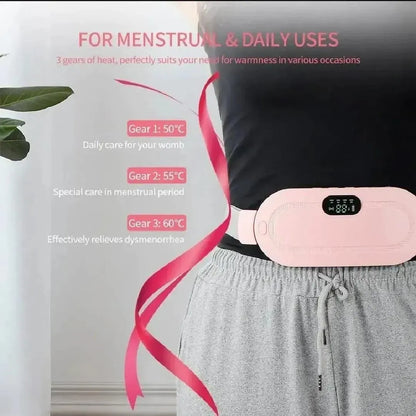 Rechargeable Menstrual Heating Pad with Vibration