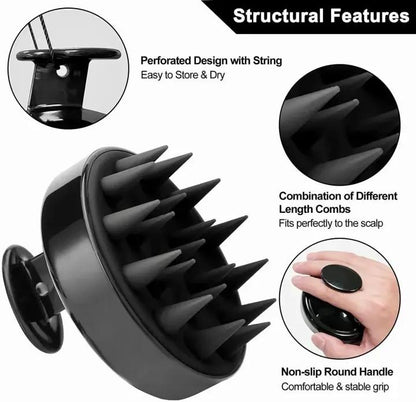 Silicone Scalp Shampoo Massage Brush