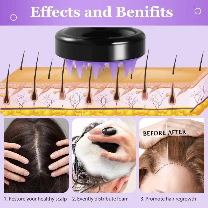 Silicone Scalp Shampoo Massage Brush