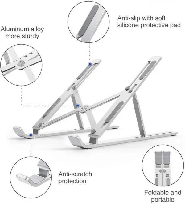Foldable Adjustable Aluminum Laptop Stand