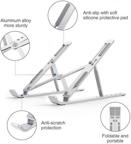 Foldable Adjustable Aluminum Laptop Stand