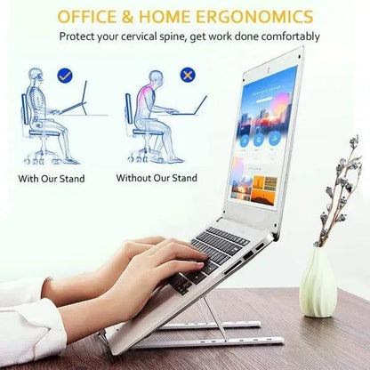Foldable Adjustable Aluminum Laptop Stand