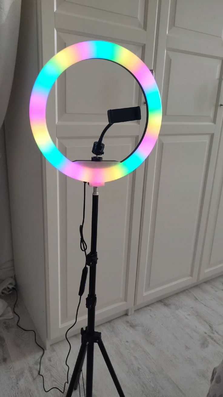 RGB Ring Light with Phone Holder
