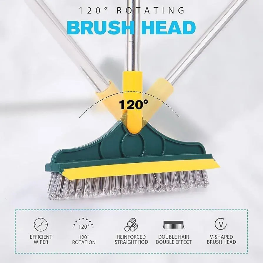 2-in-1 Floor Scrubber Brush